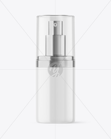 Glossy Spray Bottle Mockup