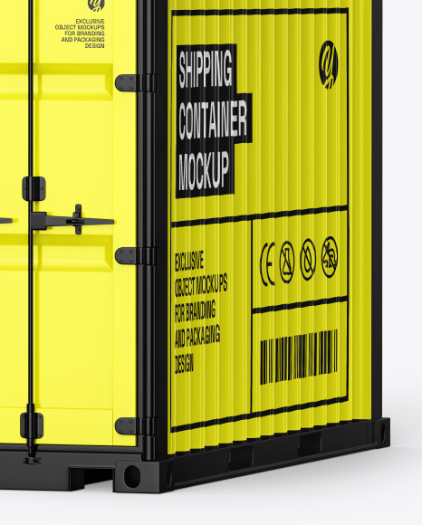 10F Shipping Container Mockup