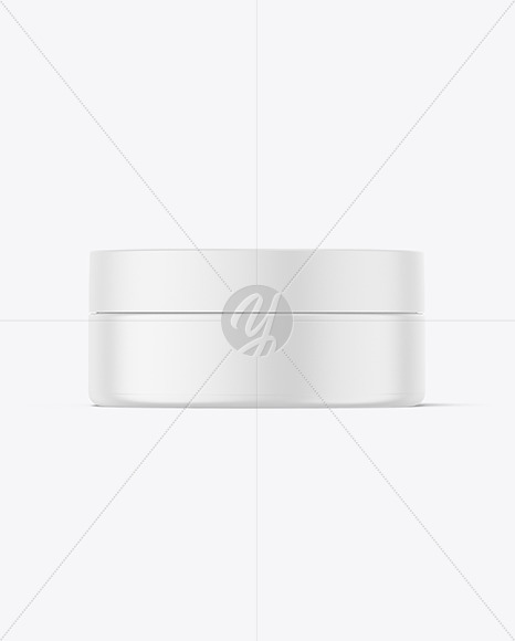 100ml Matte Cosmetic Jar Mockup 100ml Matte Cosmetic Jar Mockup