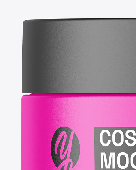 100ml Matte Cosmetic Jar Mockup 100ml Matte Cosmetic Jar Mockup