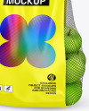 Apple Bag w/ Glossy Label Mockup