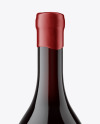 Red Wine Bottle Mockup