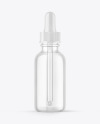 Clear Glass Dropper Bottle Mockup