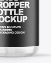 Clear Glass Dropper Bottle Mockup