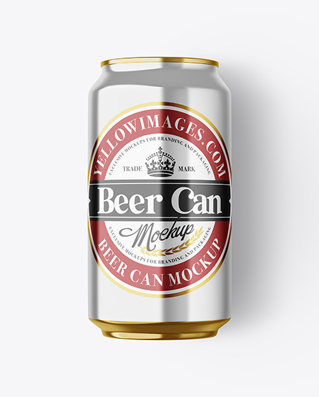 Aluminium Drink Can Mockup