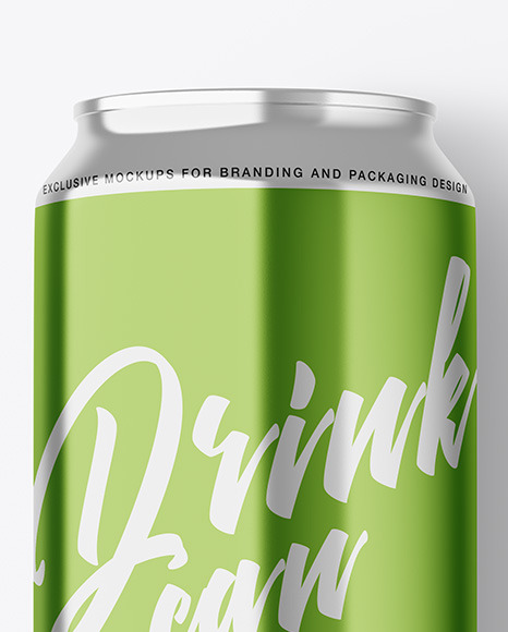 Aluminium Drink Can Mockup
