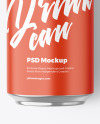 Aluminium Drink Can With Matte Finish Mockup