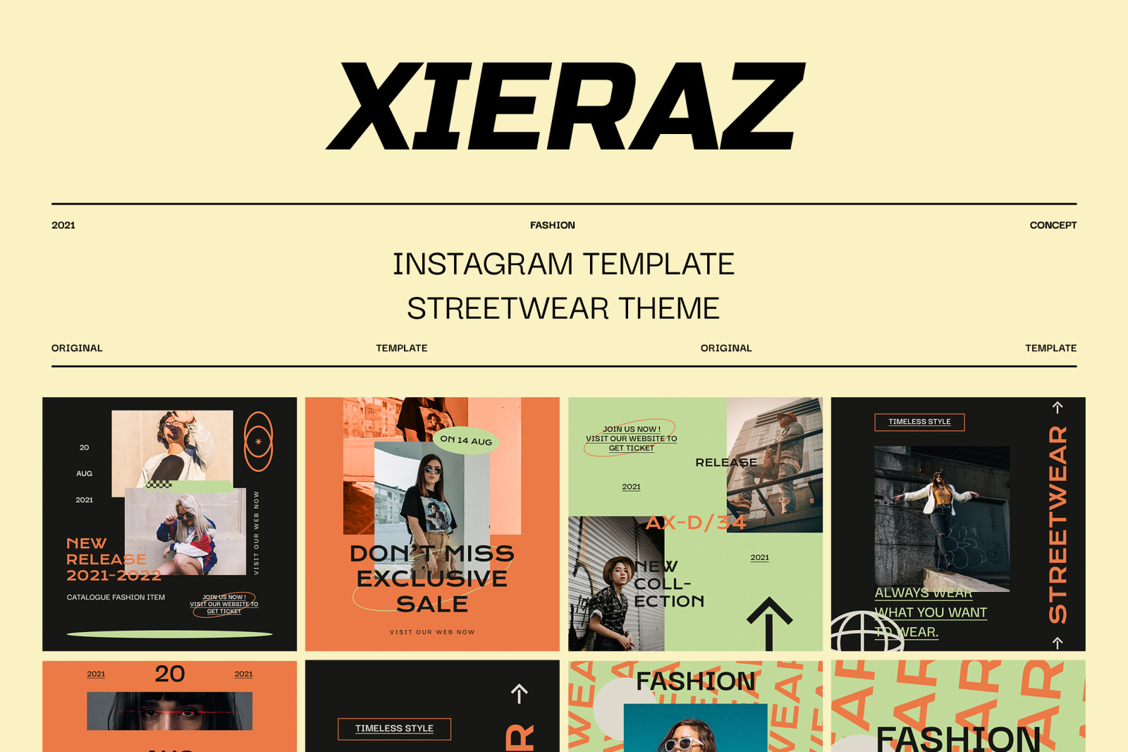 Xieraz Instagram Template