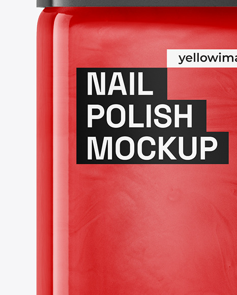 Nail Polish Bottle Mockup