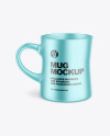 Matte Metallized Mug Mockup