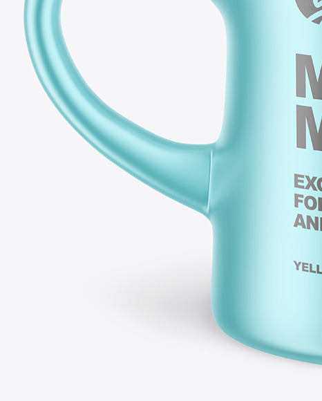 Matte Metallized Mug Mockup