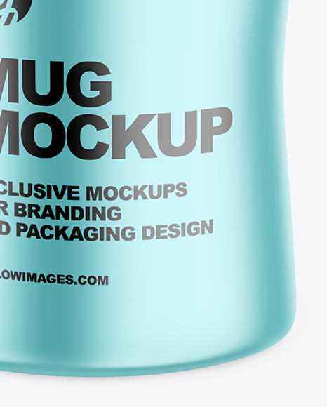 Matte Metallized Mug Mockup