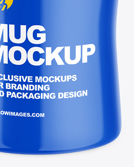 Glossy Mug Mockup