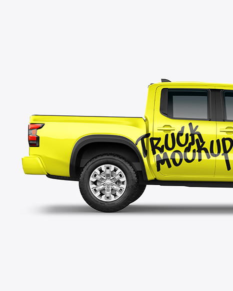 Pickup Truck Mockup - Side View