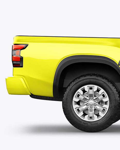 Pickup Truck Mockup - Side View