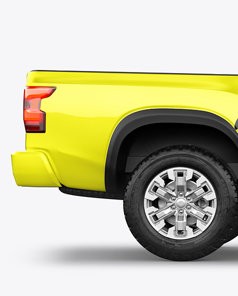 Pickup Truck Mockup - Side View