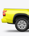 Pickup Truck Mockup - Side View