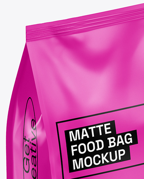 Matte Food Bag Mockup