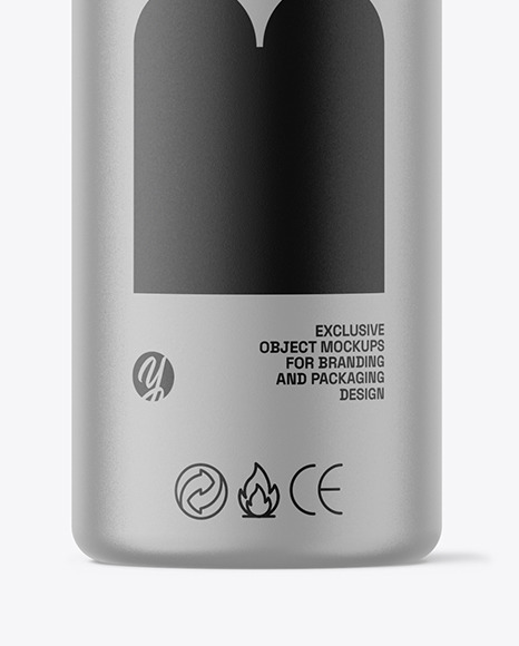 Matte Mousse Bottle Mockup