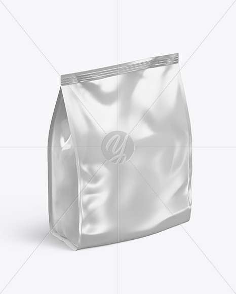 Metallic Food Bag Mockup