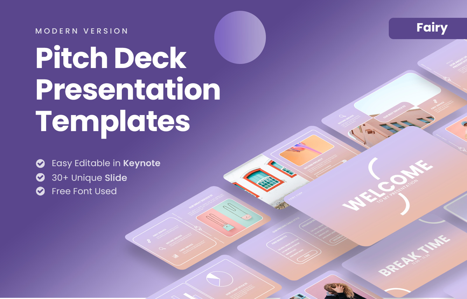 Fairy - Creative Business Keynote Template Fairy - Creative Business Keynote Template