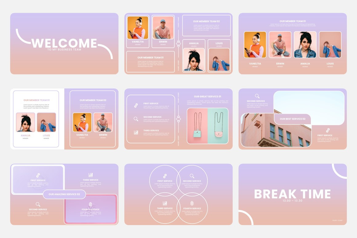 Fairy - Creative Business PowerPoint Template Fairy - Creative Business PowerPoint Template