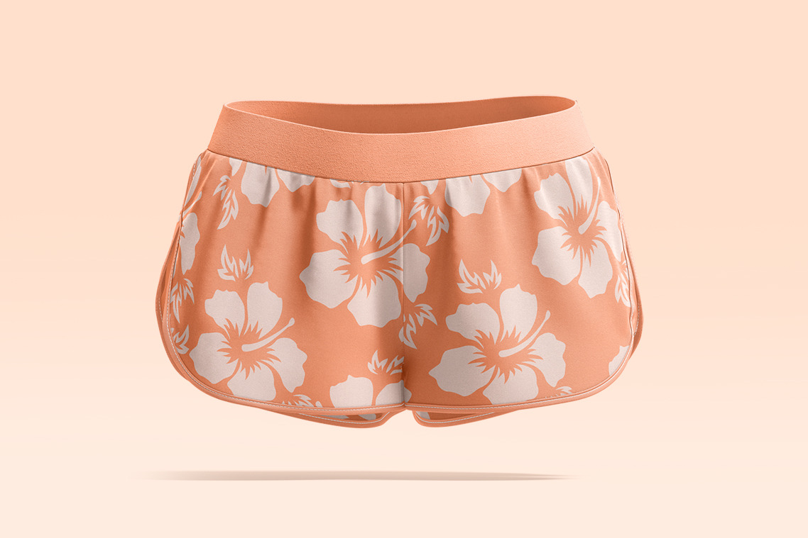 Women's Shorts Mockup Women's Shorts Mockup