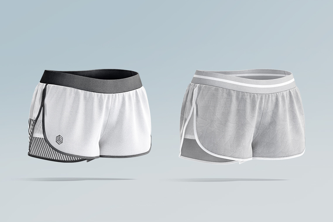 Women's Shorts Mockup Women's Shorts Mockup