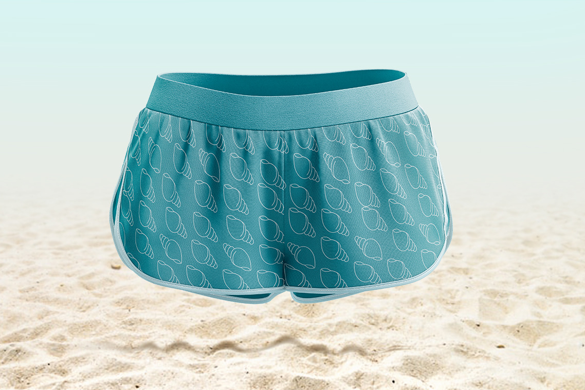 Women's Shorts Mockup Women's Shorts Mockup
