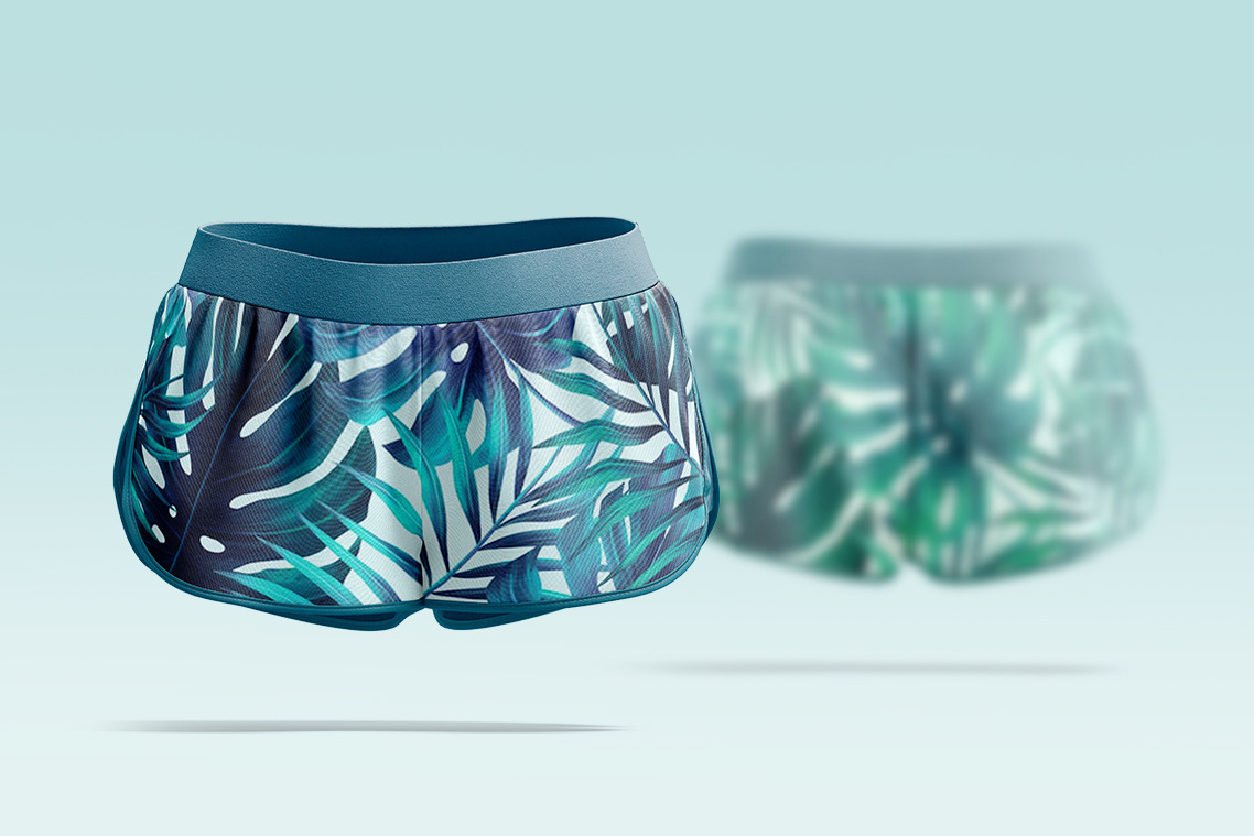 Women's Shorts Mockup Women's Shorts Mockup