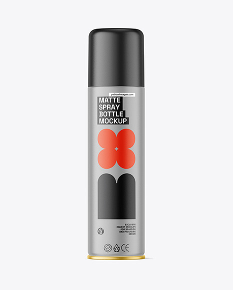 150ml Matte Spray Bottle Mockup