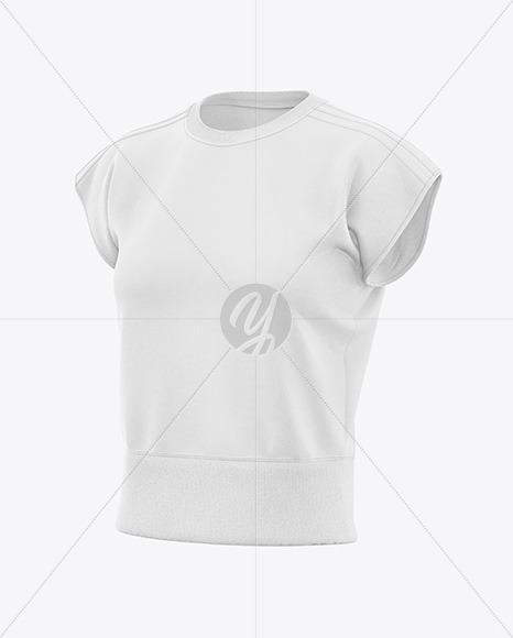 Women’s T-Shirt Mockup - Half Side View