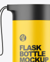 Matte Thermo Flask Bottle Mockup