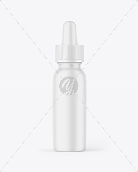 Matte Dropper Bottle Mockup