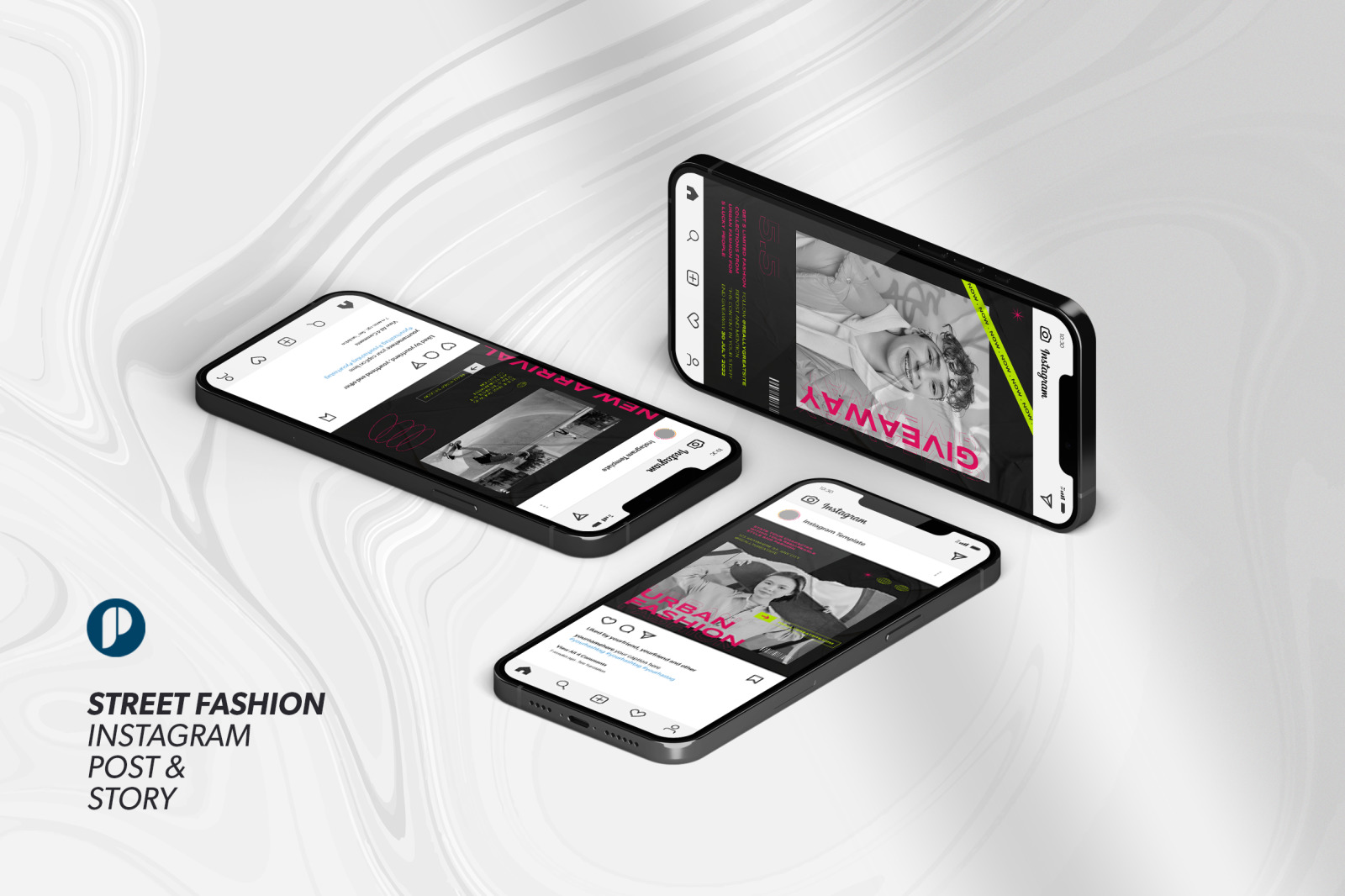 Black Urban Street Fashion Instagram Template Black Urban Street Fashion Instagram Template