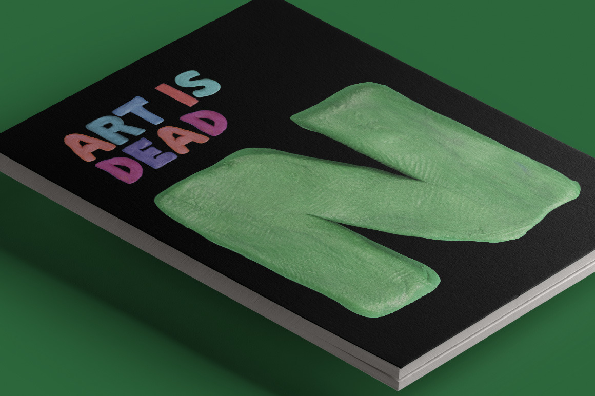 Color Plasticine Font Color Plasticine Font