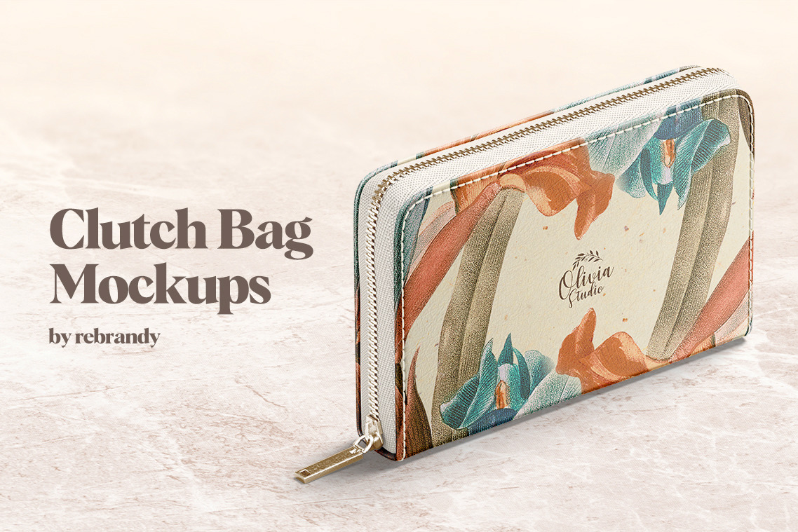 Clutch Bag Mockups Clutch Bag Mockups