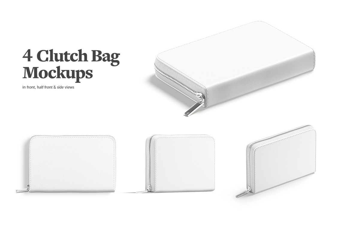 Clutch Bag Mockups Clutch Bag Mockups