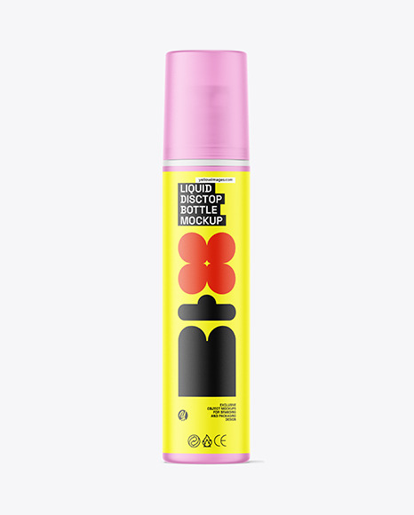 Clear Cosmetic Bottle Mockup Clear Cosmetic Bottle Mockup