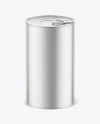 Metallic Tin Can Mockup