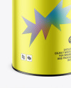 Metallic Tin Can Mockup