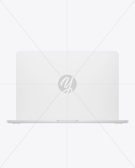 Clay Macbook Air M2 Front Mockup
