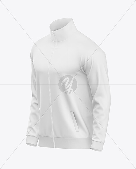 Long Sleeve Track Jacket Mockup