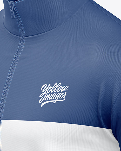 Long Sleeve Track Jacket Mockup