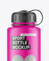 Matte Sport Bottle Mockup