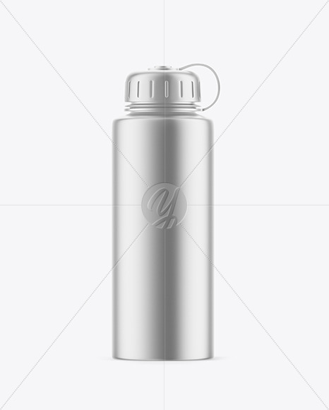 Metallic Sport Bottle Mockup Metallic Sport Bottle Mockup