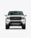 Pickup Truck Mockup - Front View