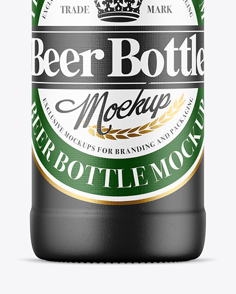 330ml Ceramic Beer Bottle Mockup