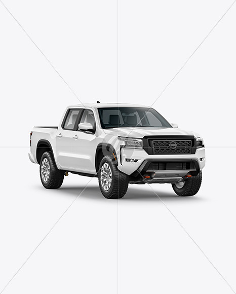 Pickup Truck Mockup - Half Side View