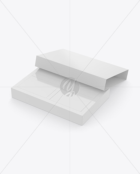 Matte Paper Box With Tea Boxes Mockup